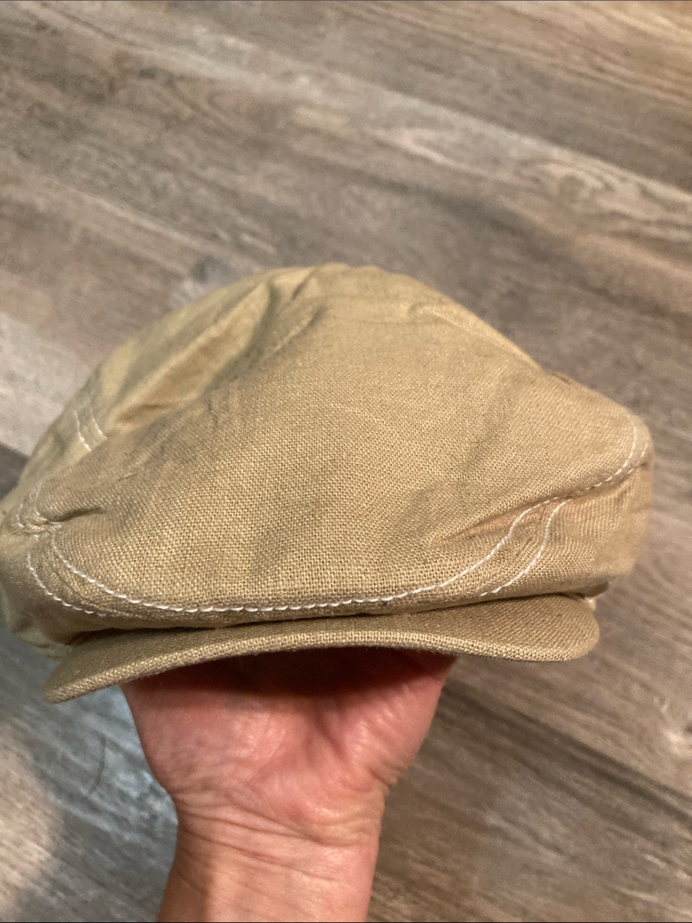 Vintage baby GAP Flat Cap Cotton Linen Blend